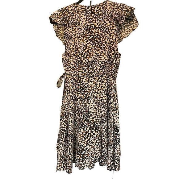 Free People French Quarter Print Wrap Mini Dress OB778956 Size XS - Picture 2 of 9